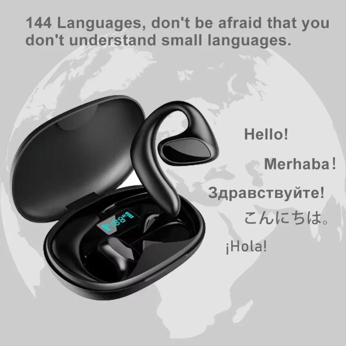 AilyMur V2 144 Language Real-Time AI Translation Earbuds