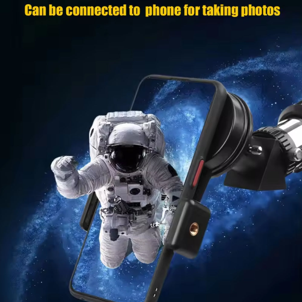 AstreePix Smart Telescope with 333x Magnification & Smartphone Mount