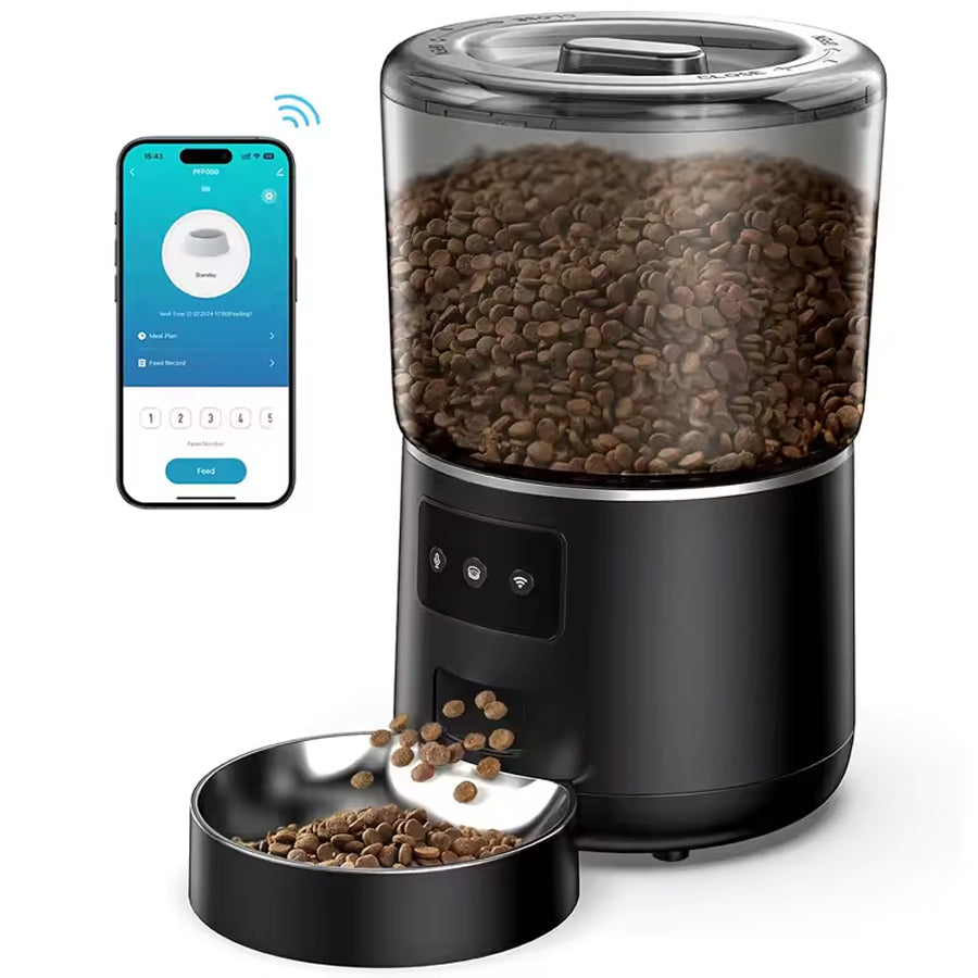 FeediFur Smart App-Controlled Automatic Pet Feeder with Portion Control