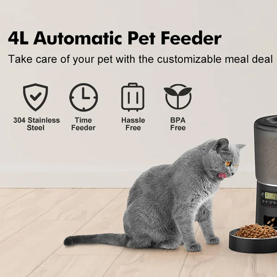FeediFur Smart App-Controlled Automatic Pet Feeder with Portion Control