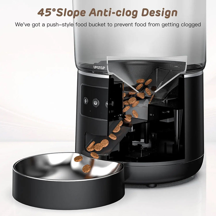 FeediFur Smart App-Controlled Automatic Pet Feeder with Portion Control