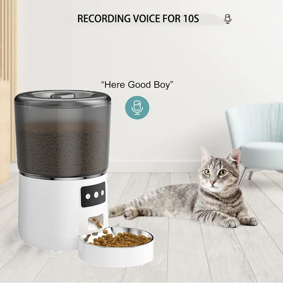 FeediFur Smart App-Controlled Automatic Pet Feeder with Portion Control