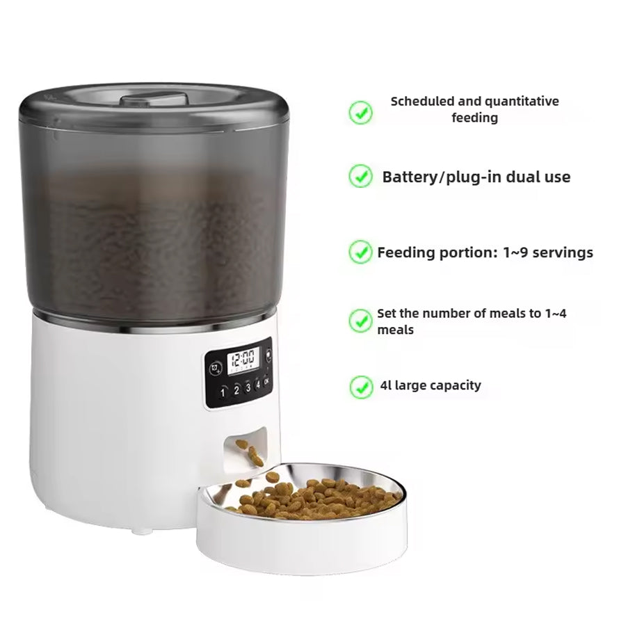 FeediFur Smart App-Controlled Automatic Pet Feeder with Portion Control