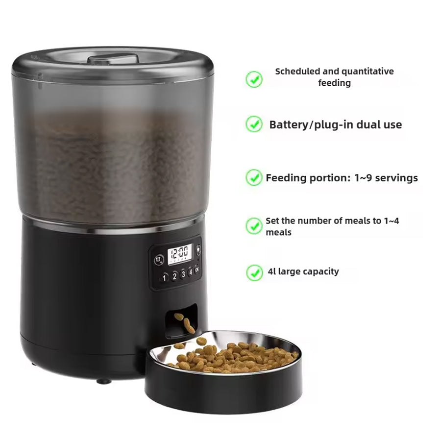 FeediFur Smart App-Controlled Automatic Pet Feeder with Portion Control
