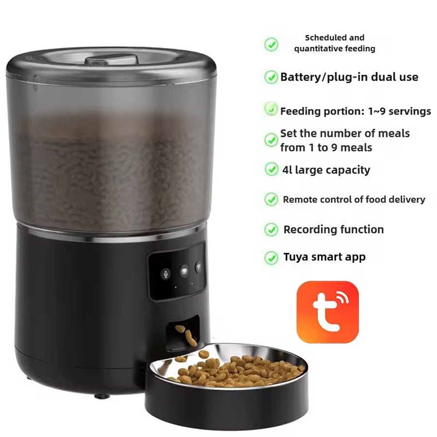 FeediFur Smart App-Controlled Automatic Pet Feeder with Portion Control