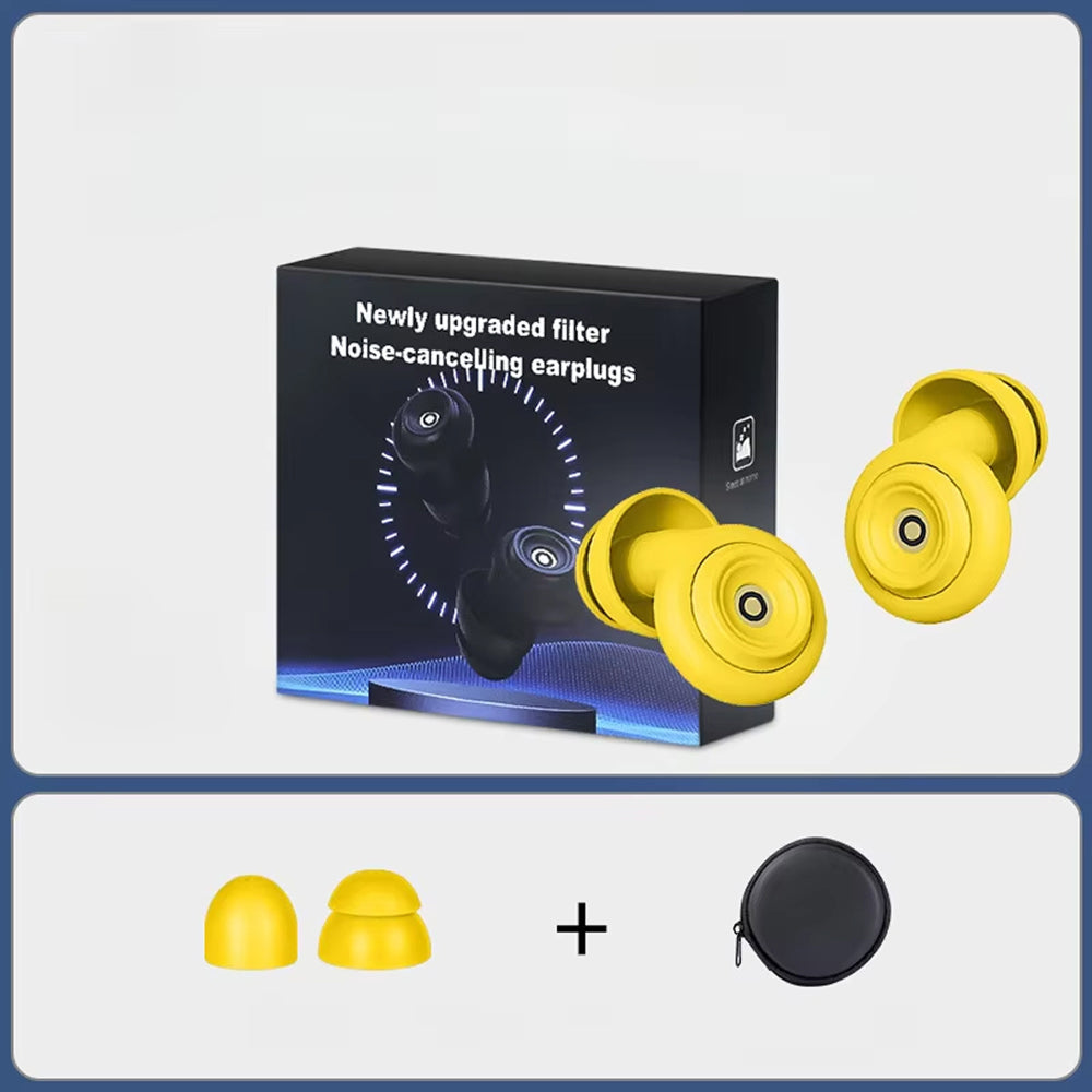 HuziNite 50dB Noise Reduction Earplugs for Snoring & Sleep