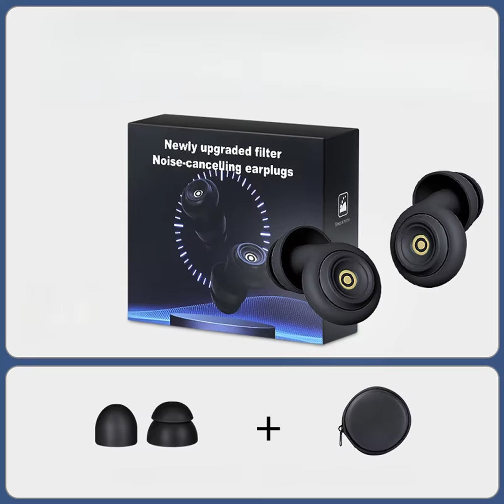 HuziNite 50dB Noise Reduction Earplugs for Snoring & Sleep