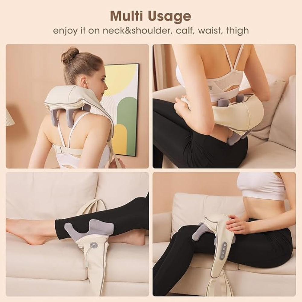 NekJap Pro 3D Neck and Shoulder Massager with Heat