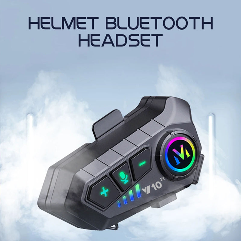 RidirComi 72-Hour Waterproof Motorbike Bluetooth Headset