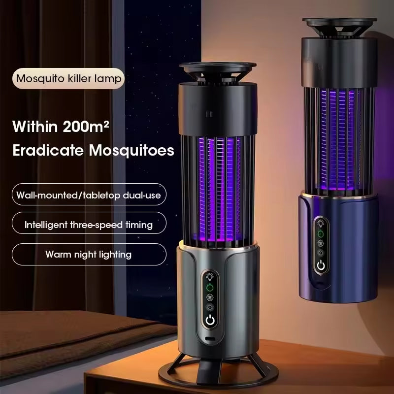 SkeeterZis 5-in-1 Portable Indoor Mosquito Trap & Insect Zapper