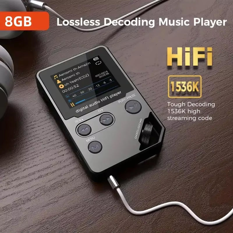 TuneZimp 50-Hour Battery Portable Loseless MP3 Player