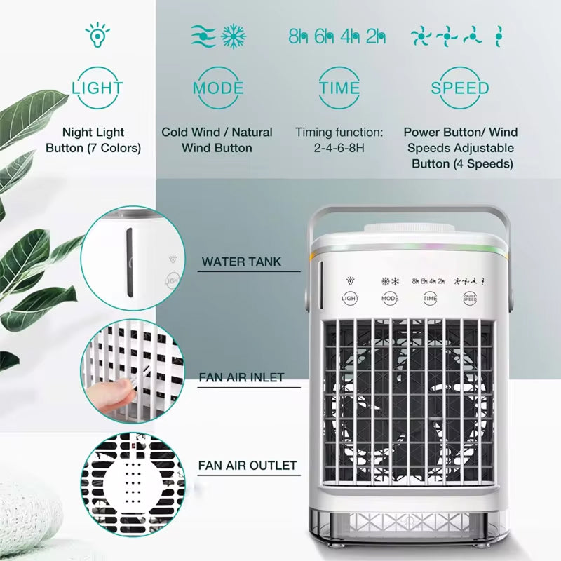 VapoFani Portable Air Cooler with Nano-Mist Technology