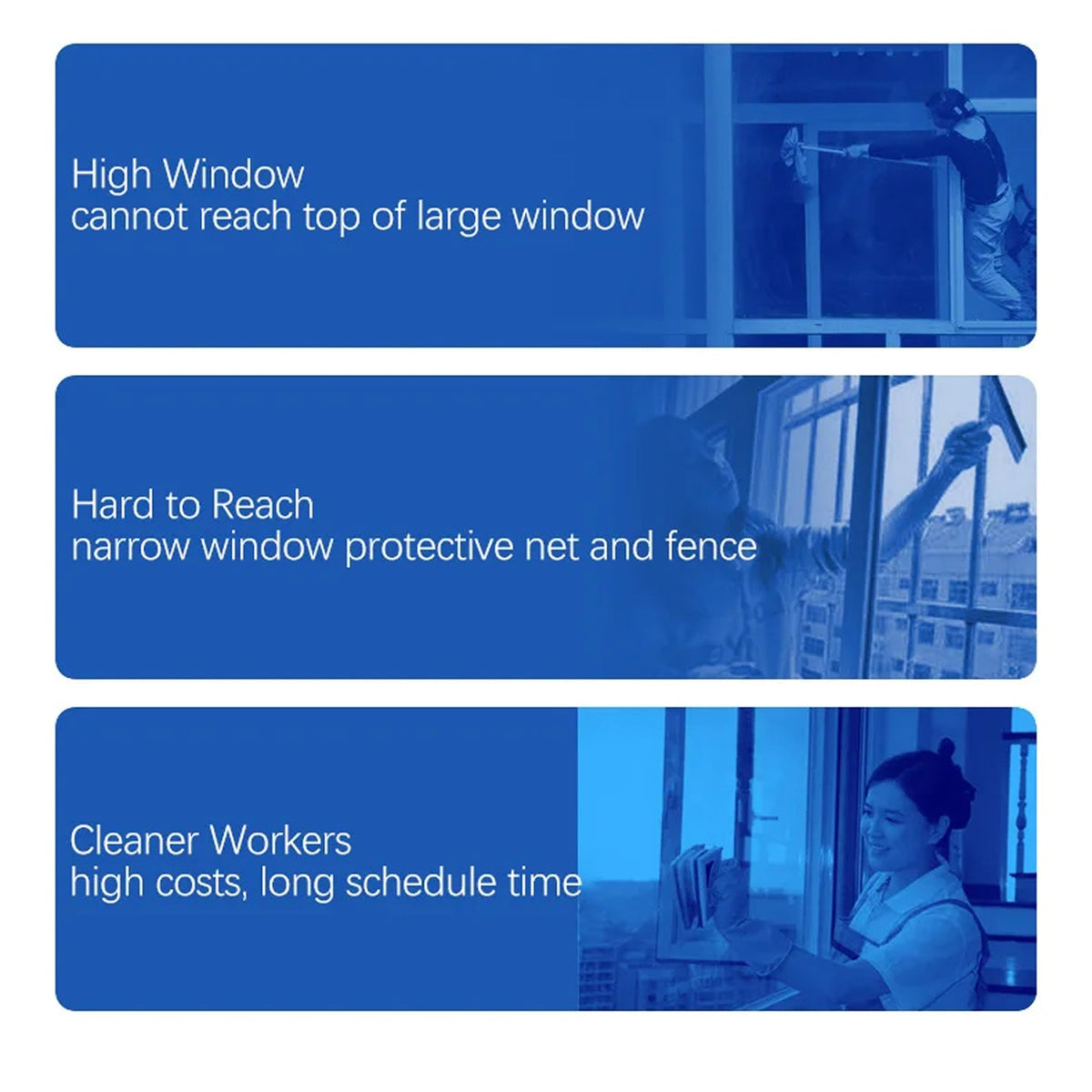 WinoBotto AI-Powered Automated Robot Window Cleaner with 5600Pa Suction