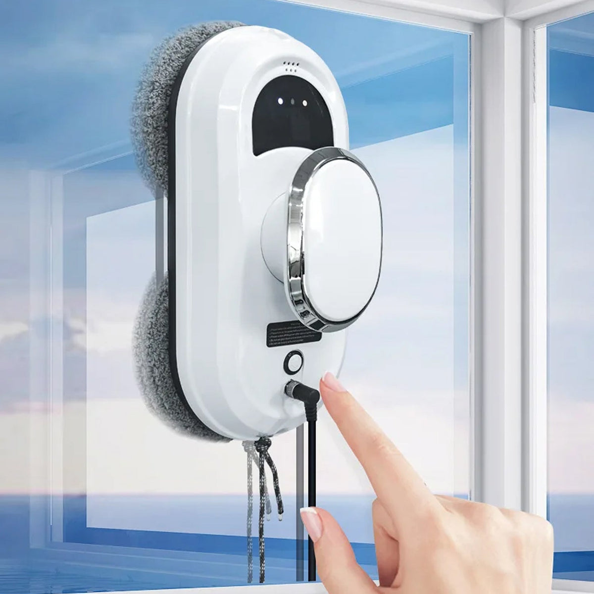 WinoBotto AI-Powered Automated Robot Window Cleaner with 5600Pa Suction