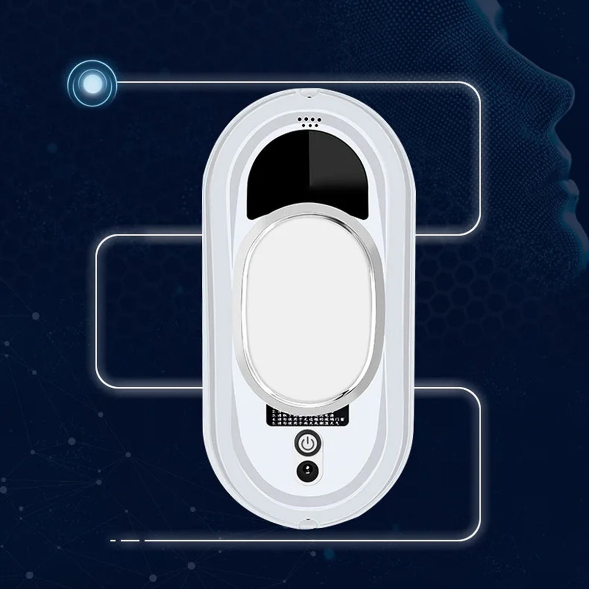 WinoBotto AI-Powered Automated Robot Window Cleaner with 5600Pa Suction